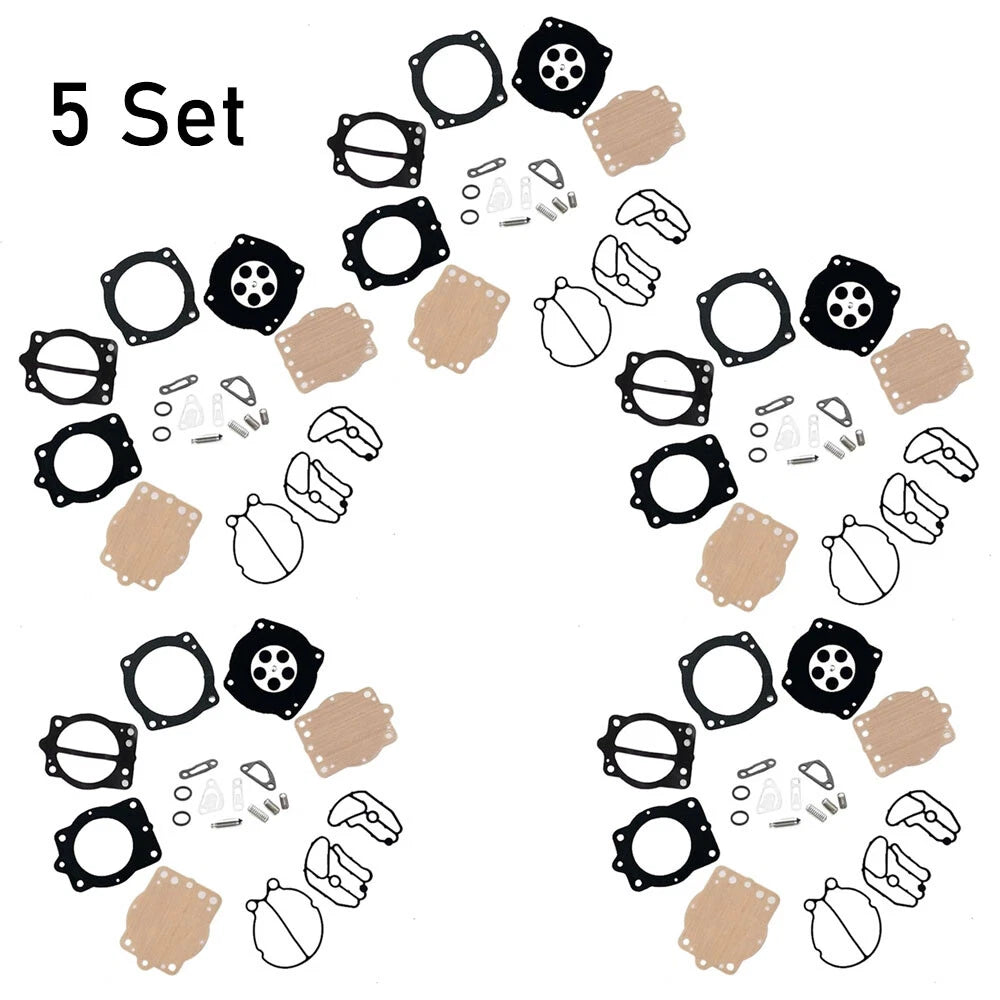 Set of 5 Carburetor Rebuild Kits for Kawasaki 750 TS SX SXI (Keihin CDK-2)