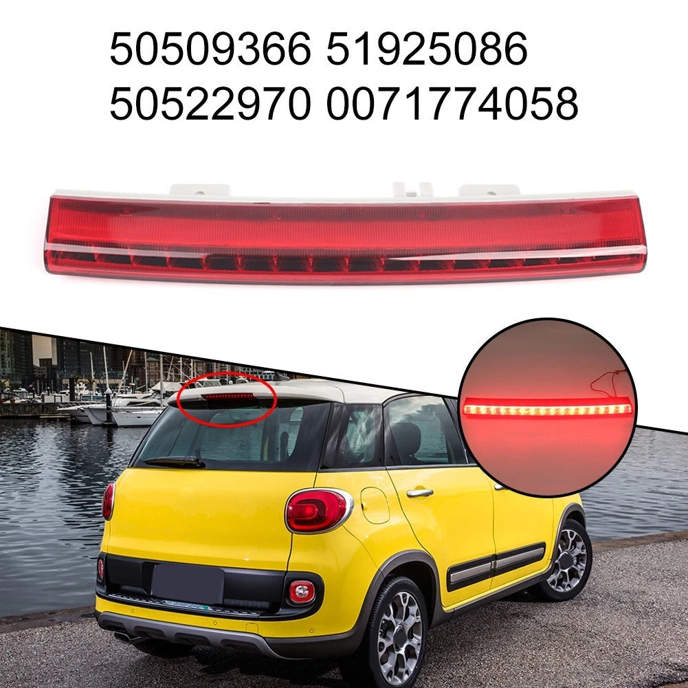 High Mount Third Stop Light for FIAT 500L (2012–2018) Red 12V