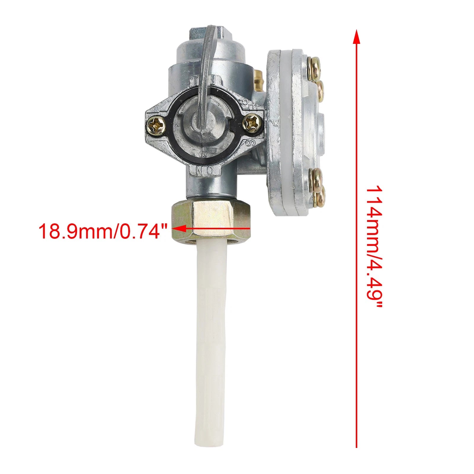 Gas Tank Fuel Cock Valve Petcock for Yamaha U5 Step Thru (1965–1969)