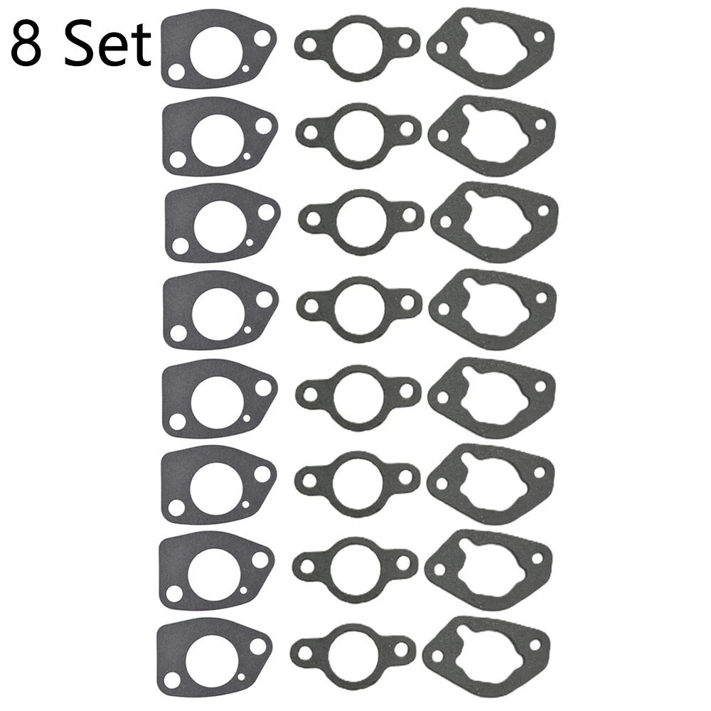 Set of 8 Carburetor Gasket Kit for Honda GX340 GX390 188F (11HP 13HP)