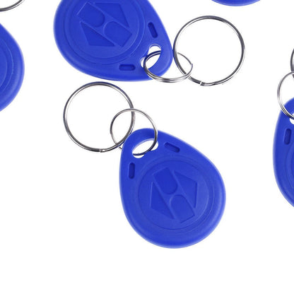 10Pcs TK4100 RFID Keychains for Door Access Card (125KHz)