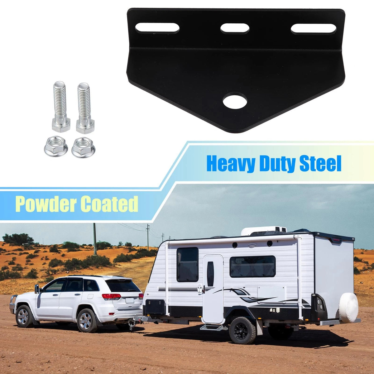 Turn Mower Trailer Hitch 5 Inch Replacement for Most Lawn Mower Towing (2005–2015)