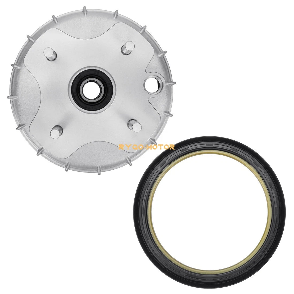 Front Brake Drum with Seal for Honda Rancher 350 TRX350TM (2000–2006) #44600-HN4-670