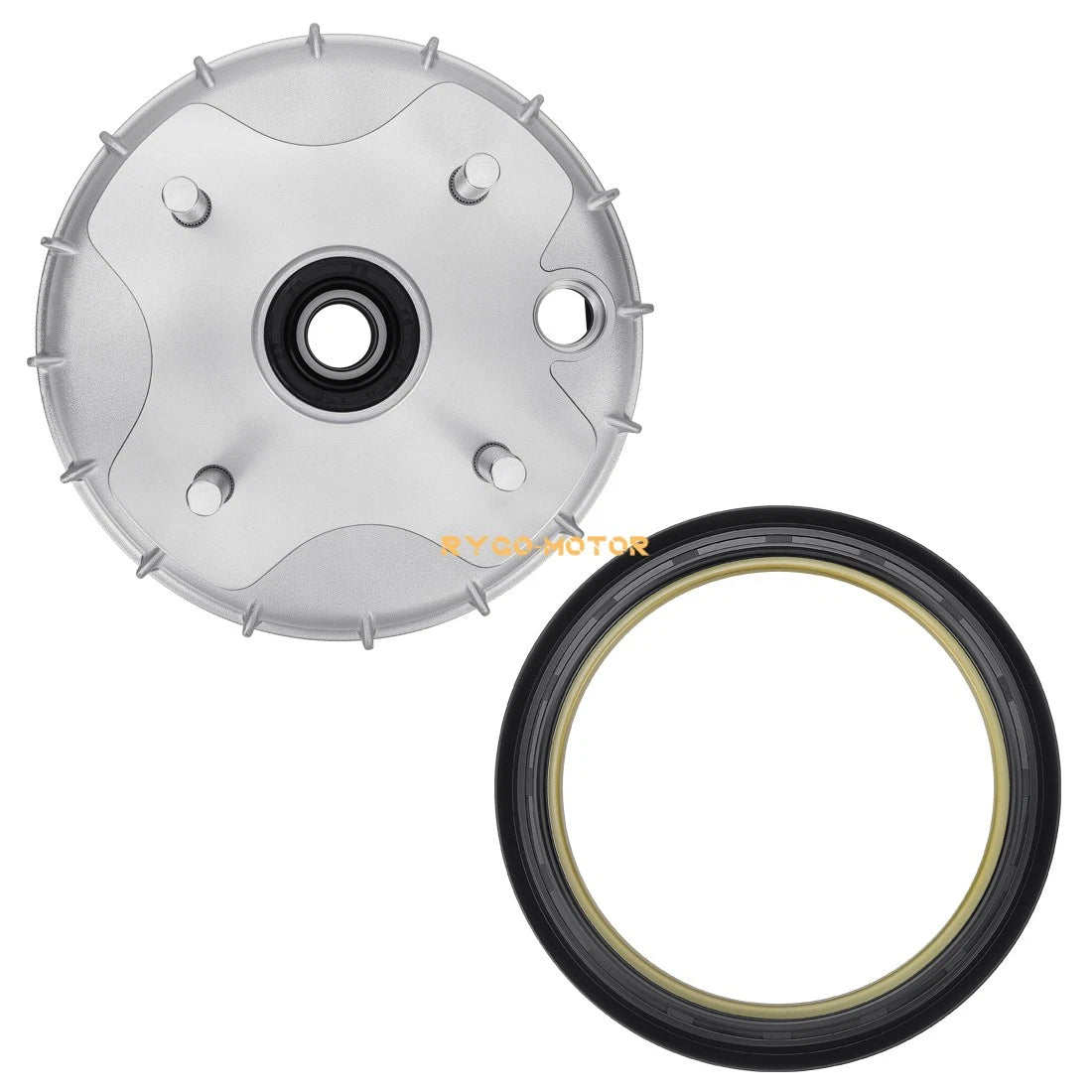 Front Brake Drum with Seal for Honda Rancher 350 TRX350TM (2000–2006) #44600-HN4-670