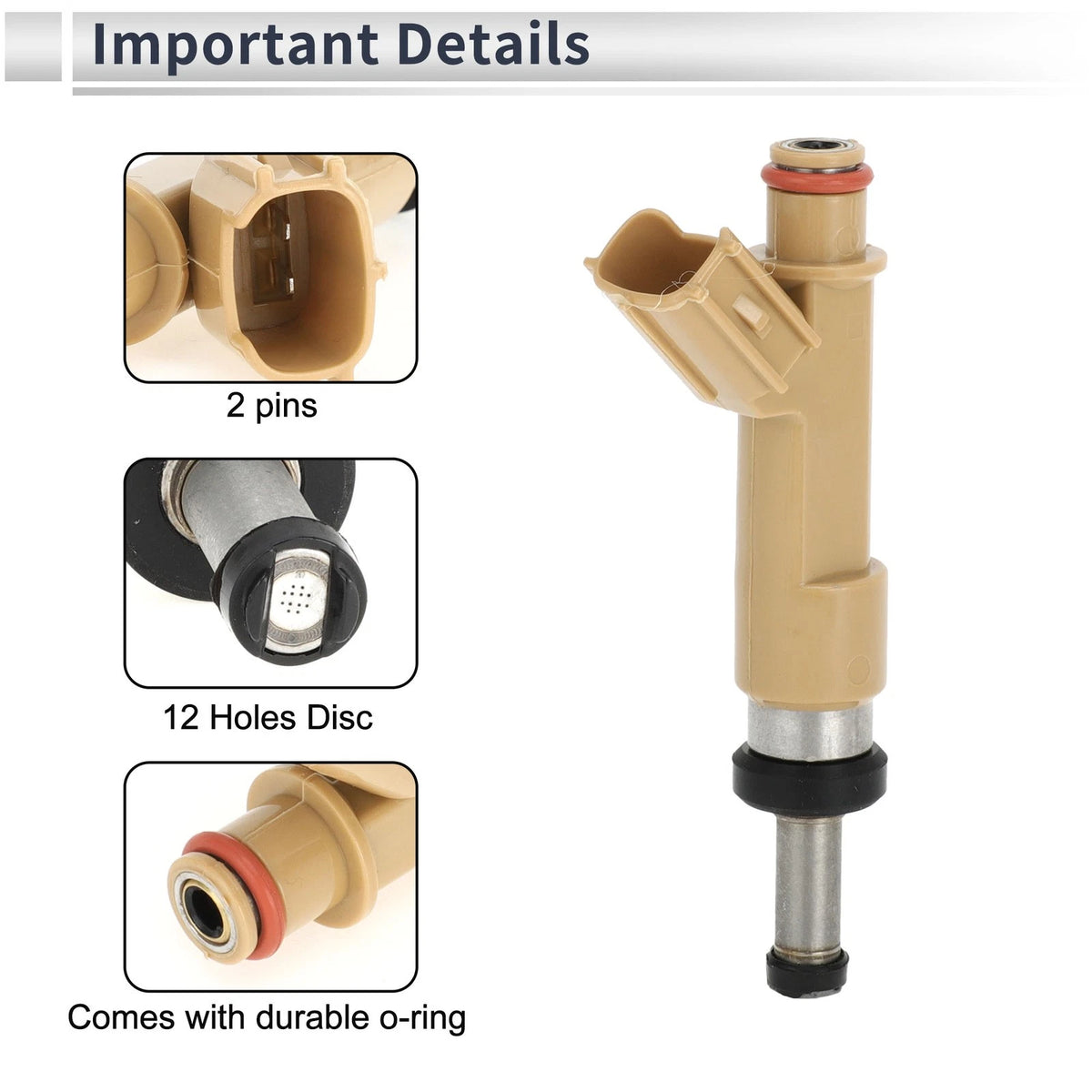 Fuel Injector for Toyota Corolla 1.8L (2014–2015) OEM Replacement