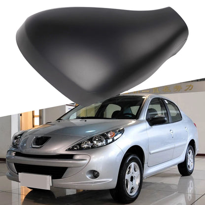 Left Side Rearview Cover for Peugeot 207 (2006–2015) ABS Material