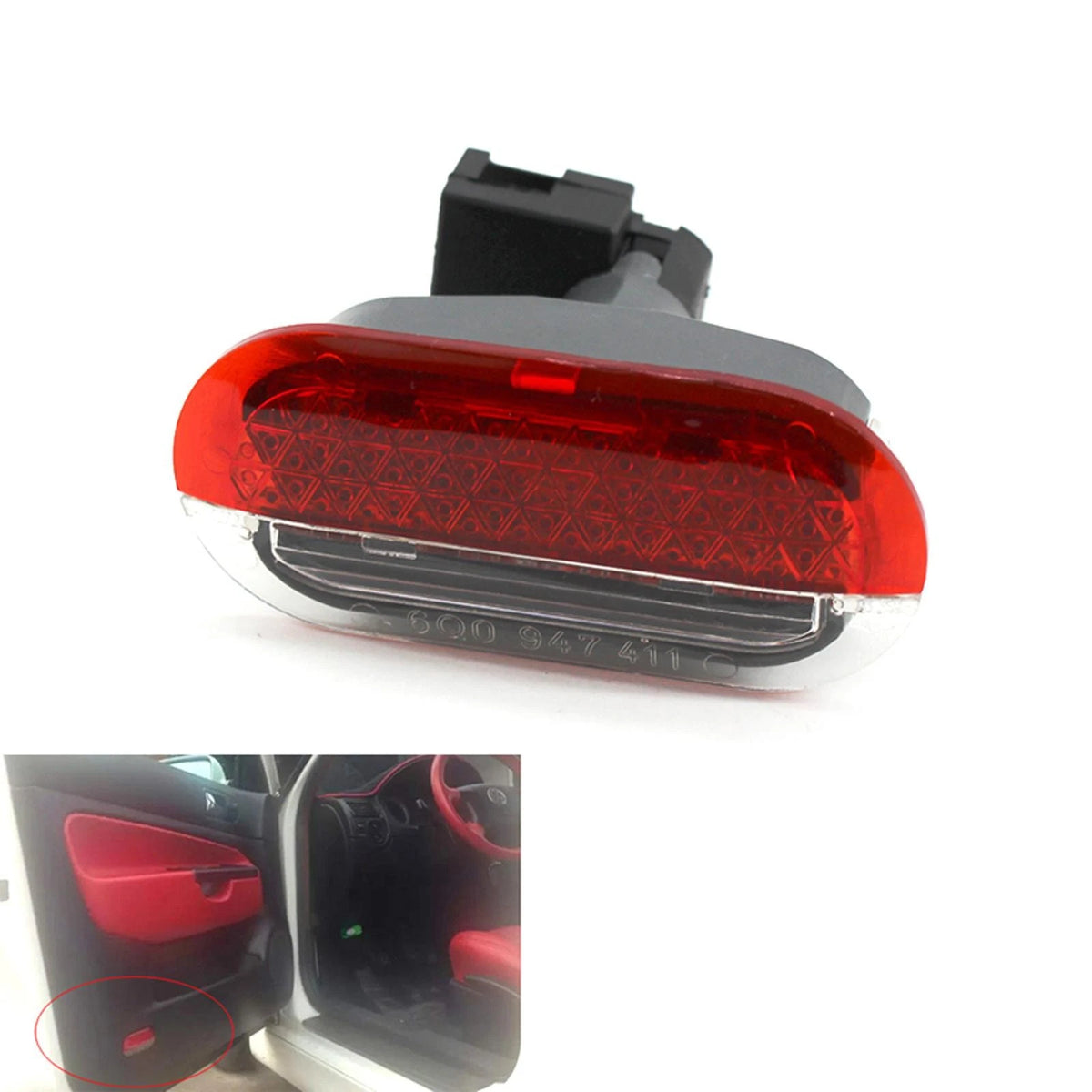 Interior Door Panel Halogen Warn Light for VW Beetle Golf Jetta MK4 (1999–2005)