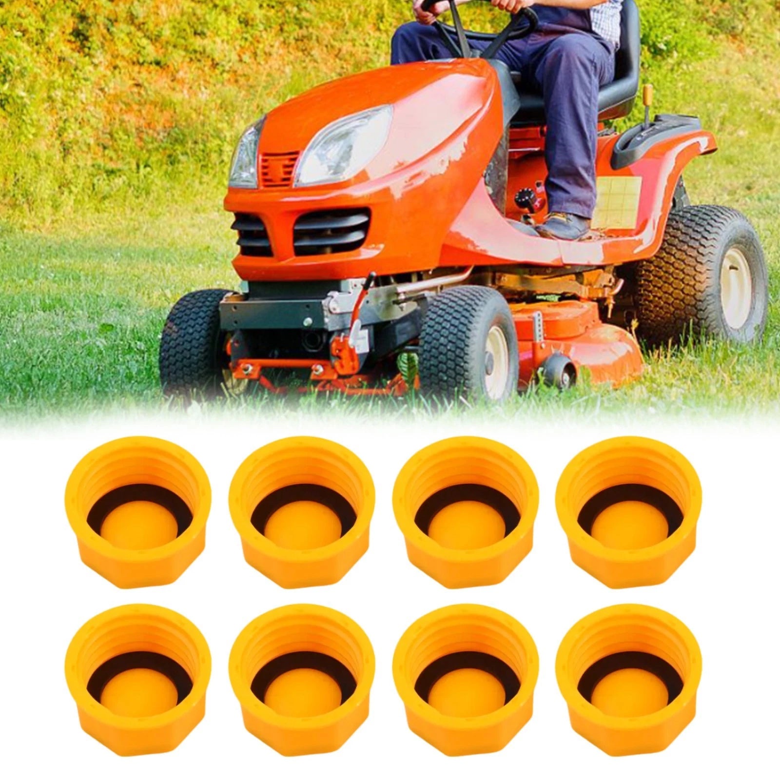 Set of 8 Fuel Tank Lids for (Plastic Construction)