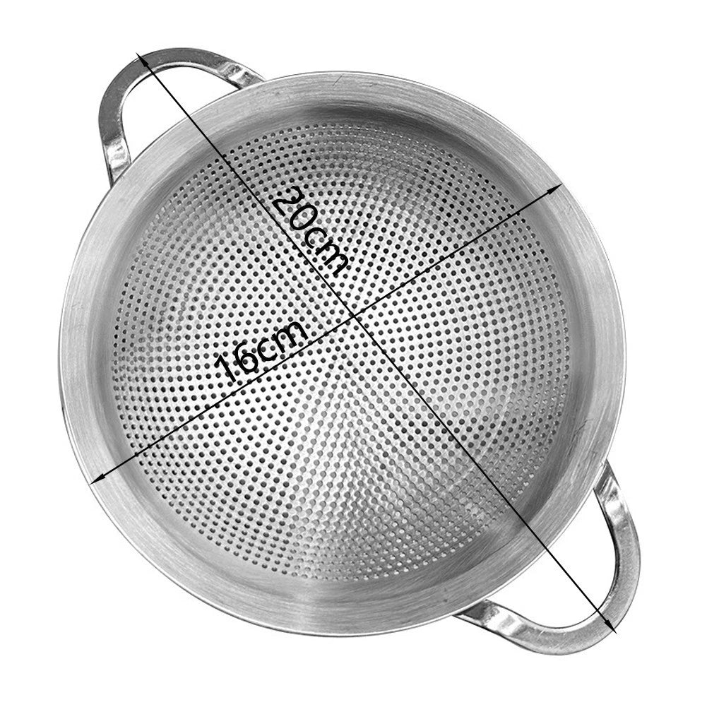 316L SS Fine Mesh Strainer for Home Kitchen (No Part Numbers)