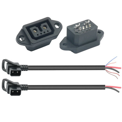 Flexible Male Elbow ACDC Power Connector for Lithium Energy Products