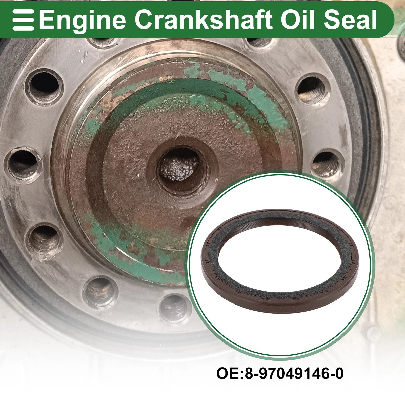 1 Pc Rear Crankshaft Oil Seal Replacement for Isuzu D Max (2008–2020)