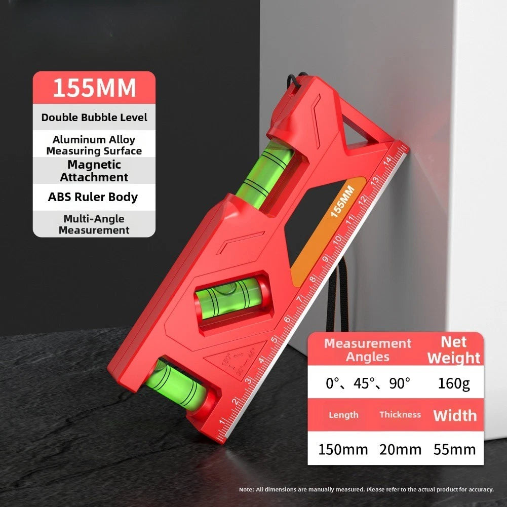 Portable Magnetic Spirit Level with ABS Body and High Accuracy Scale