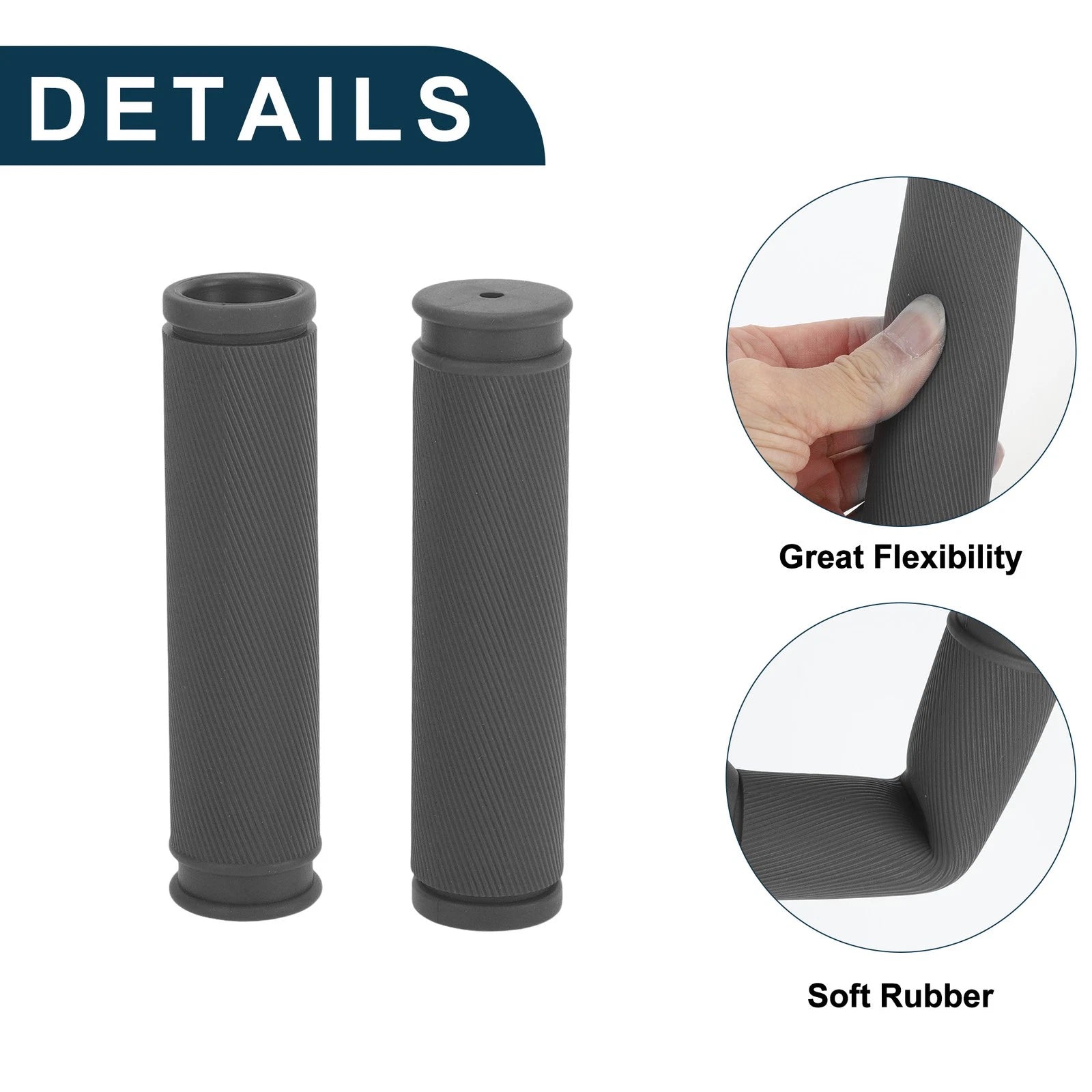 Handlebar Grip Covers 125mm Replacement for MTB Universal Bicycle (Universal)