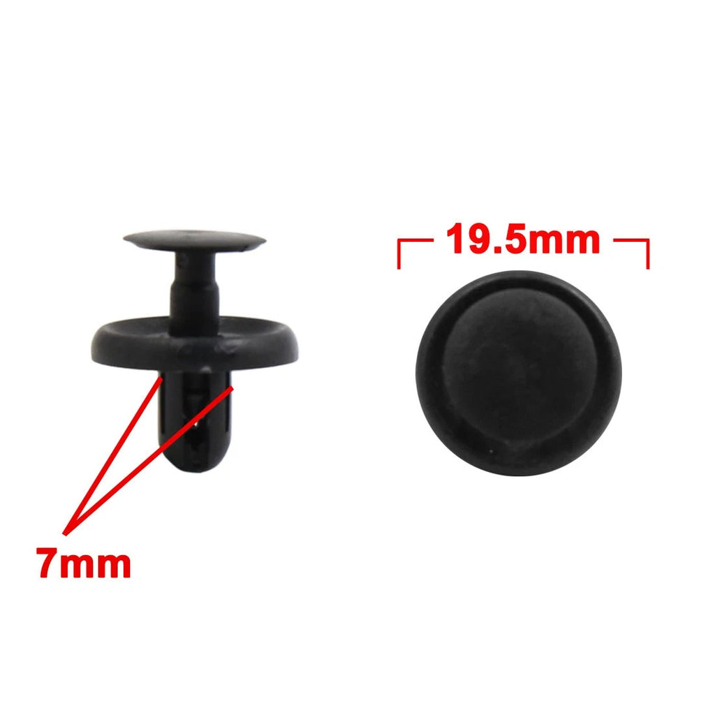100pcs Plastic Rivets Push-Type Retainer Clips Kit for Toyota (2005–2020)