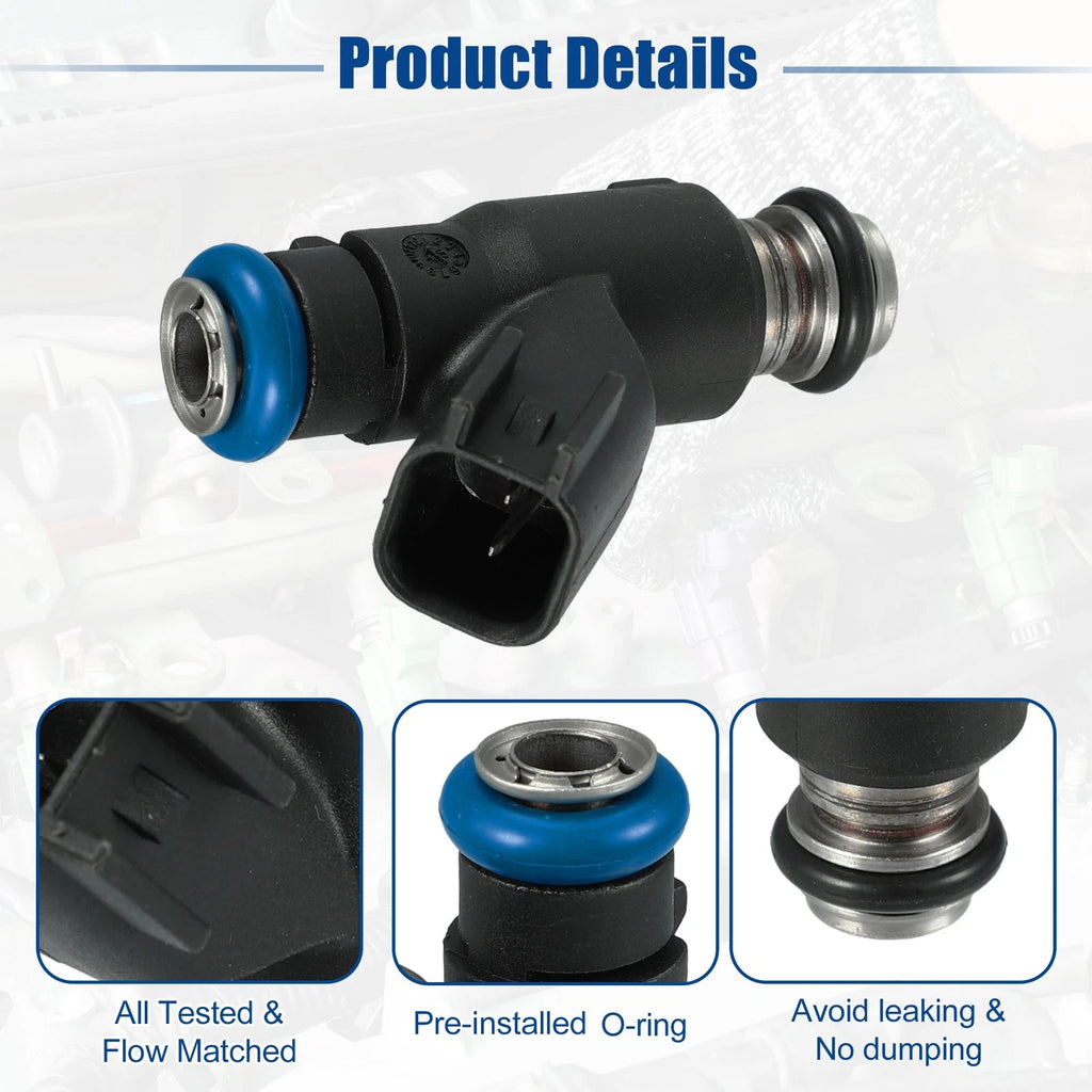Fuel Injector Nozzle Black Replacement for Hyundai Sonata (2006–2010)