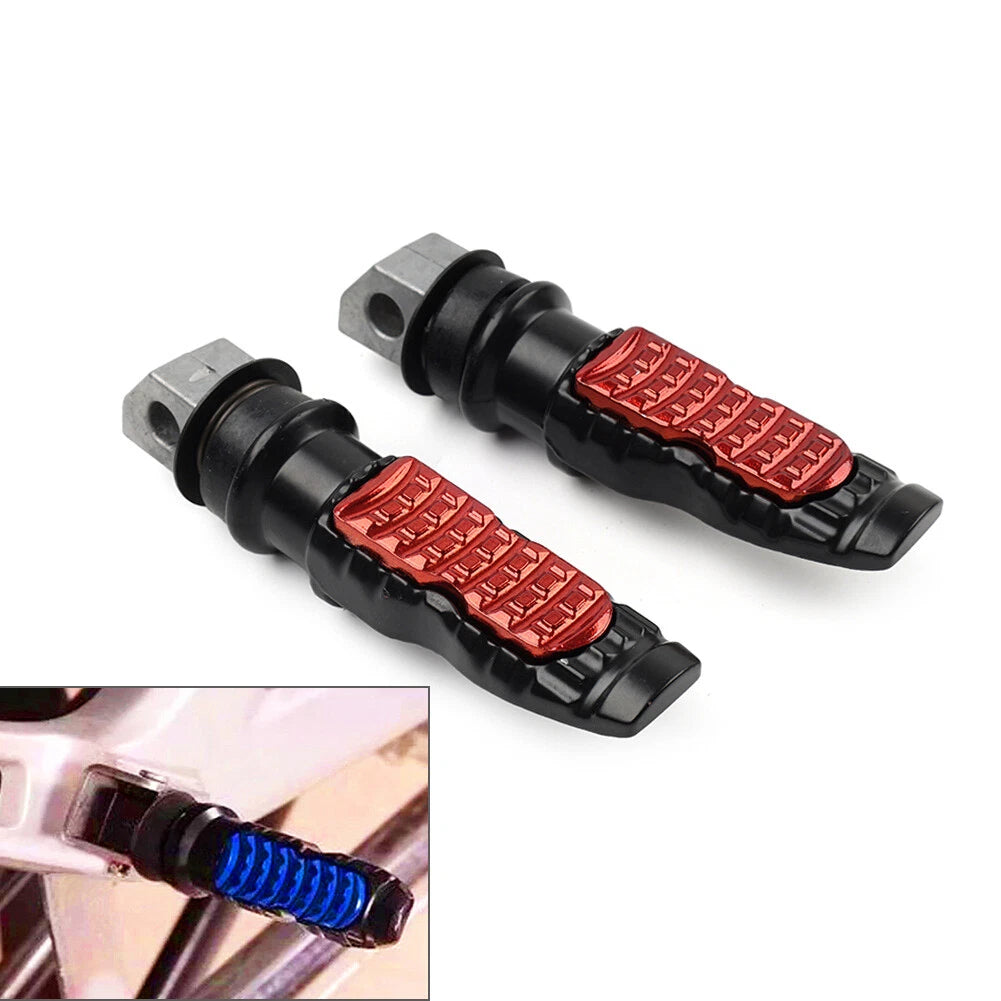 8MM Universal Motorcycle Rear Footrest Pegs for Harley, Honda