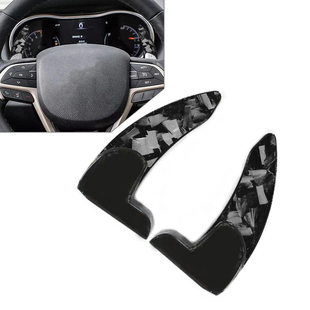 2X Steering Wheel Shift Paddle Extensions for Jeep Dodge Chrysler