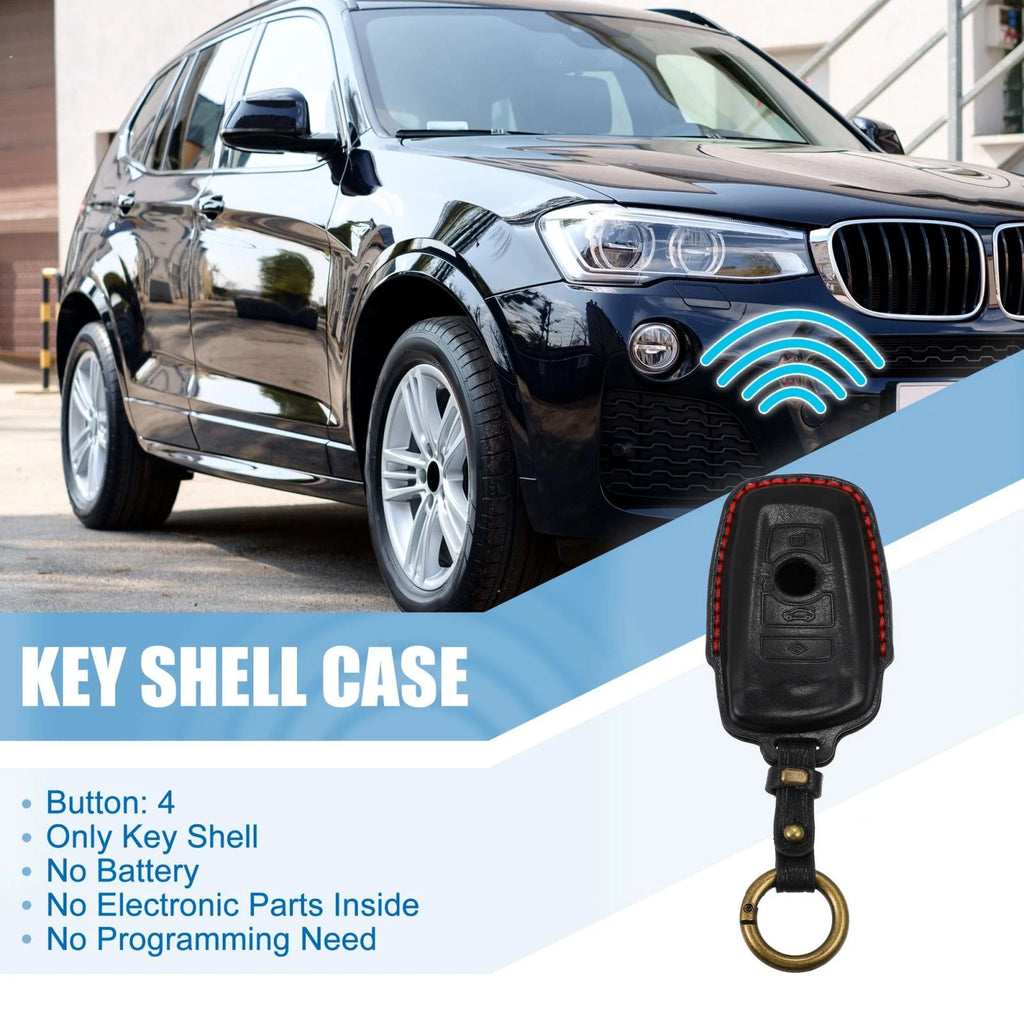 Remote Key Fob Case Cover 4 Button Replacement for BMW 3 Series (1998–2019)