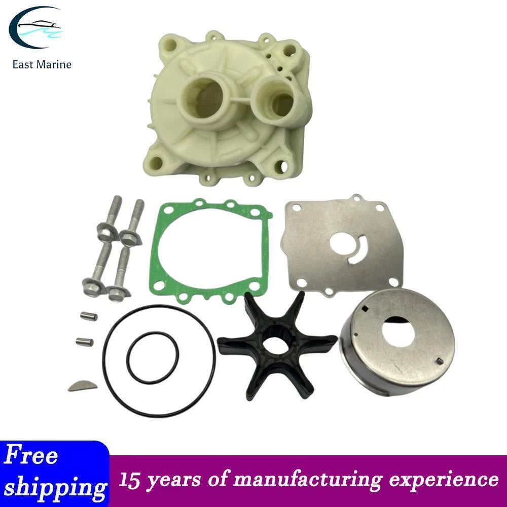Water Pump Kit for Yamaha C115 C130 L130 (1988–1994) 6E5-W0078-A1 18-3372 18-3373