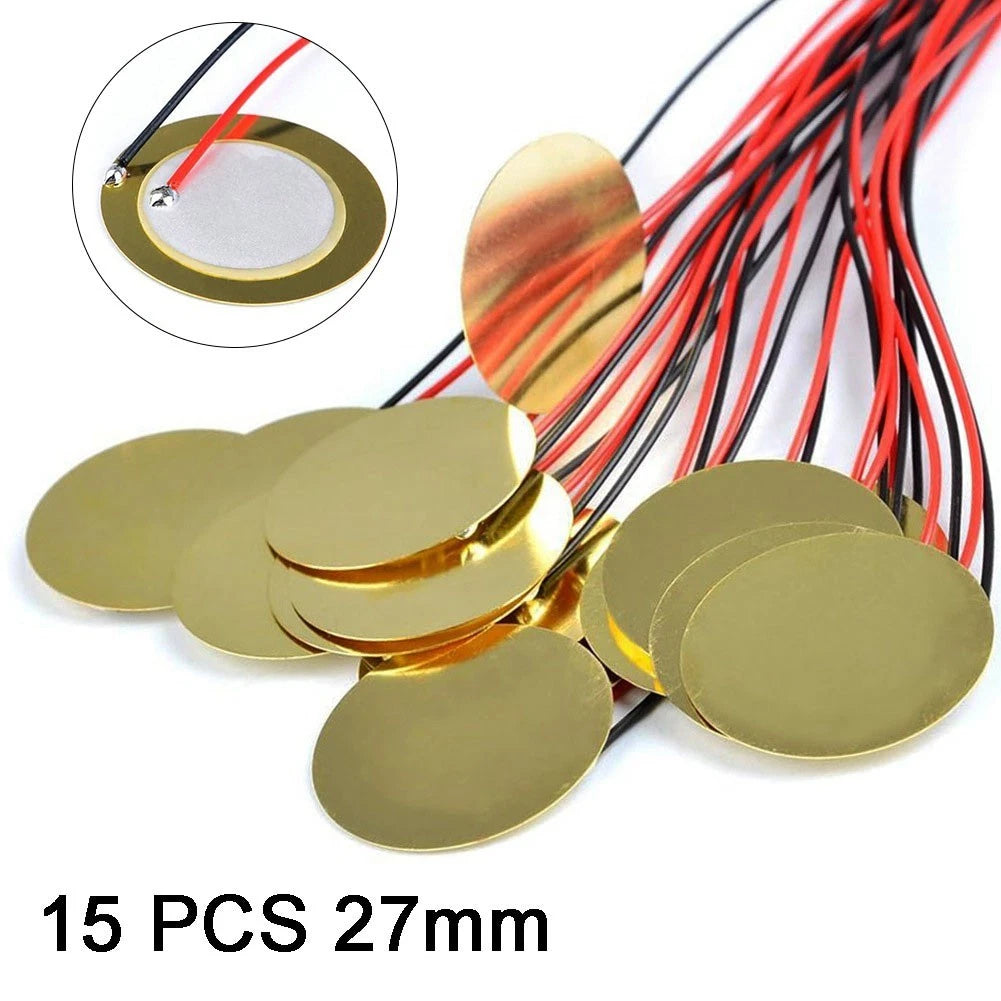 15 Piezo Discs for Acoustic Applications (300 Max 4.6 0.5 KHz)