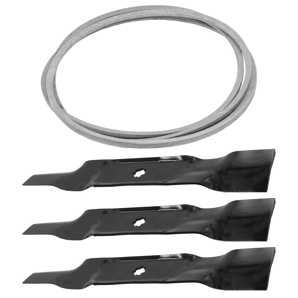 Deck Blade and Belt Replacement Kit for John Deere LA145 LA155 LA165 (1999–2007)