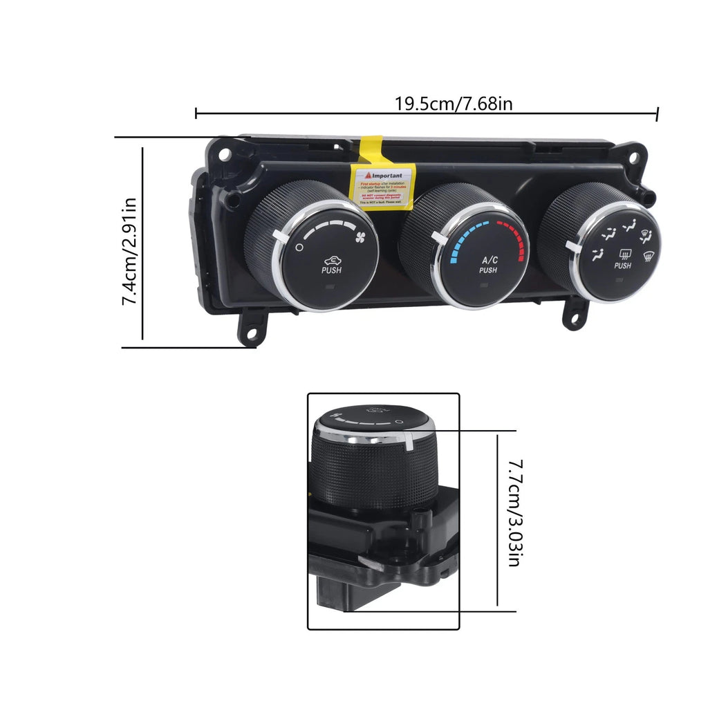 A/C Heater Climate Control Module for Dodge Avenger (2009–2014)