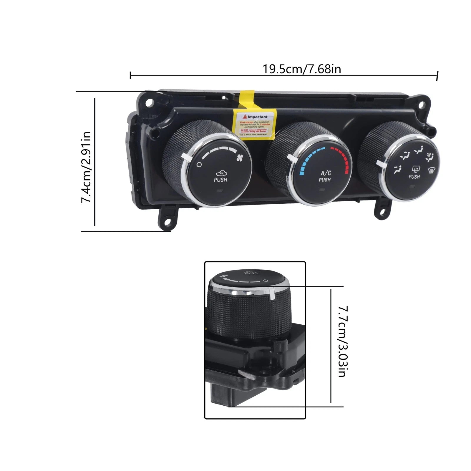 A/C Heater Climate Control Module for Dodge Avenger (2009–2014)