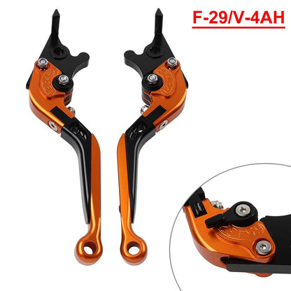 Folding Extendable Brake Clutch Lever for Honda CBR600RR (2003–2006) Orange