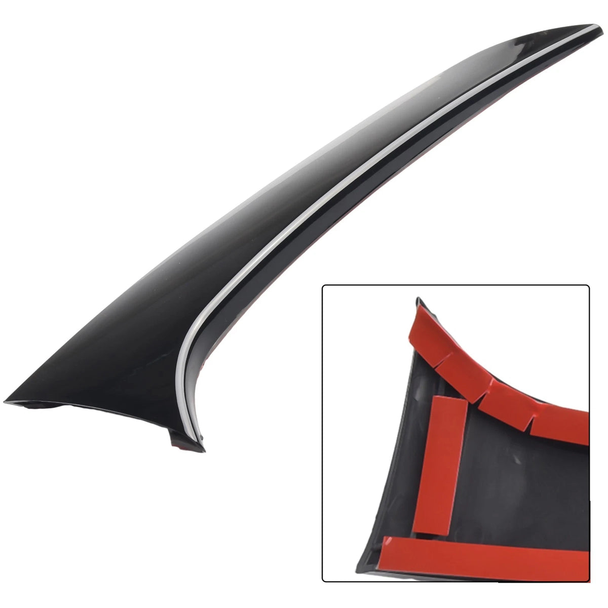Glass Side Spoiler for Car Decoration Interior Accessories