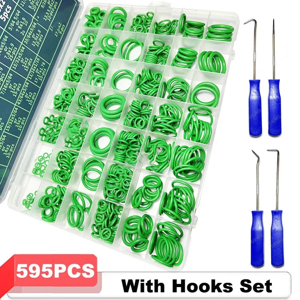 Seal Kit for Automotive Air Conditioning Compressor O Rings Rubber Gasket Set