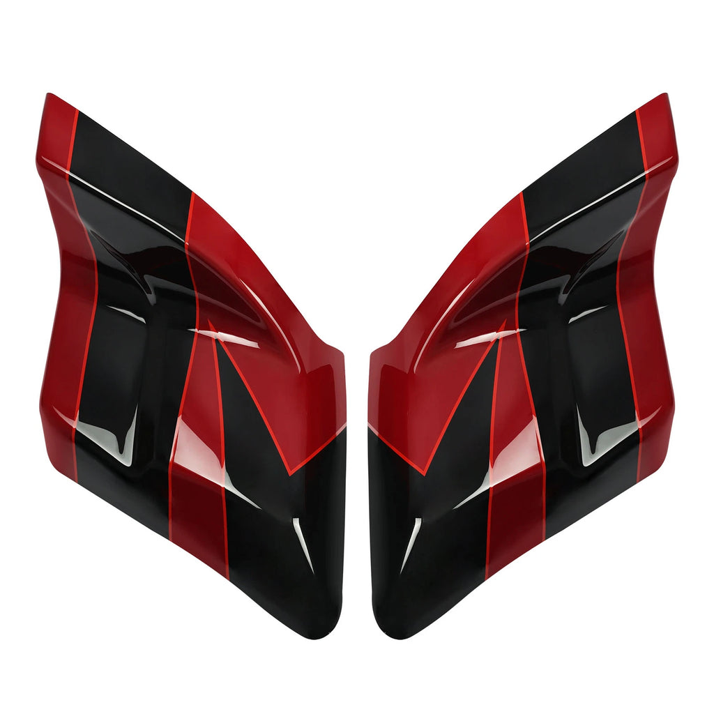 Stretched Side Cover for Harley Touring (2014–2023) Starfire Black/Atomic Red