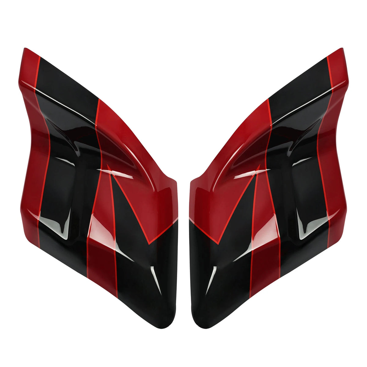 Stretched Side Cover for Harley Touring (2014–2023) Starfire Black/Atomic Red