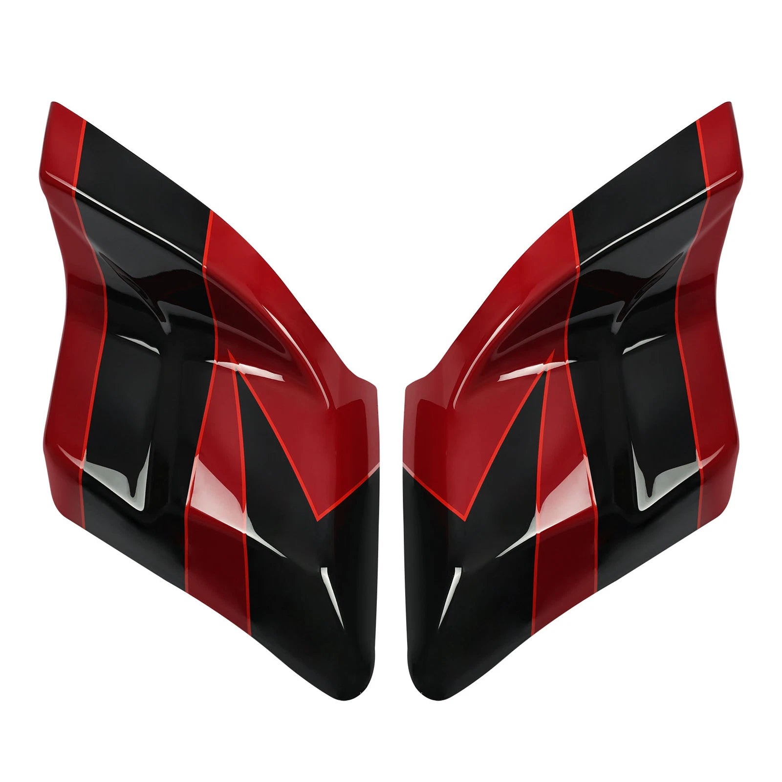Stretched Side Cover for Harley Touring (2014–2023) Starfire Black/Atomic Red