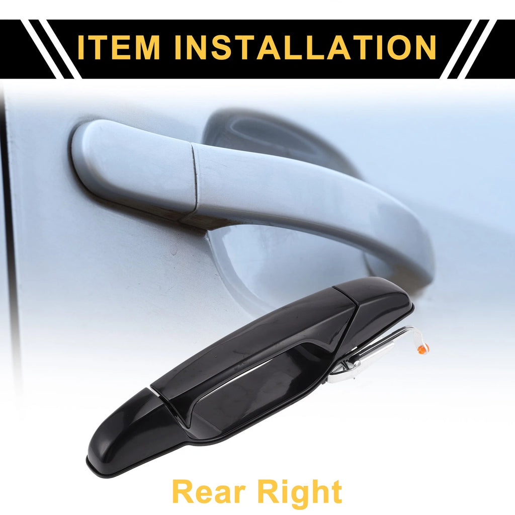 Rear Right Exterior Door Handle Replacement for Cadillac Escalade (2007–2013)