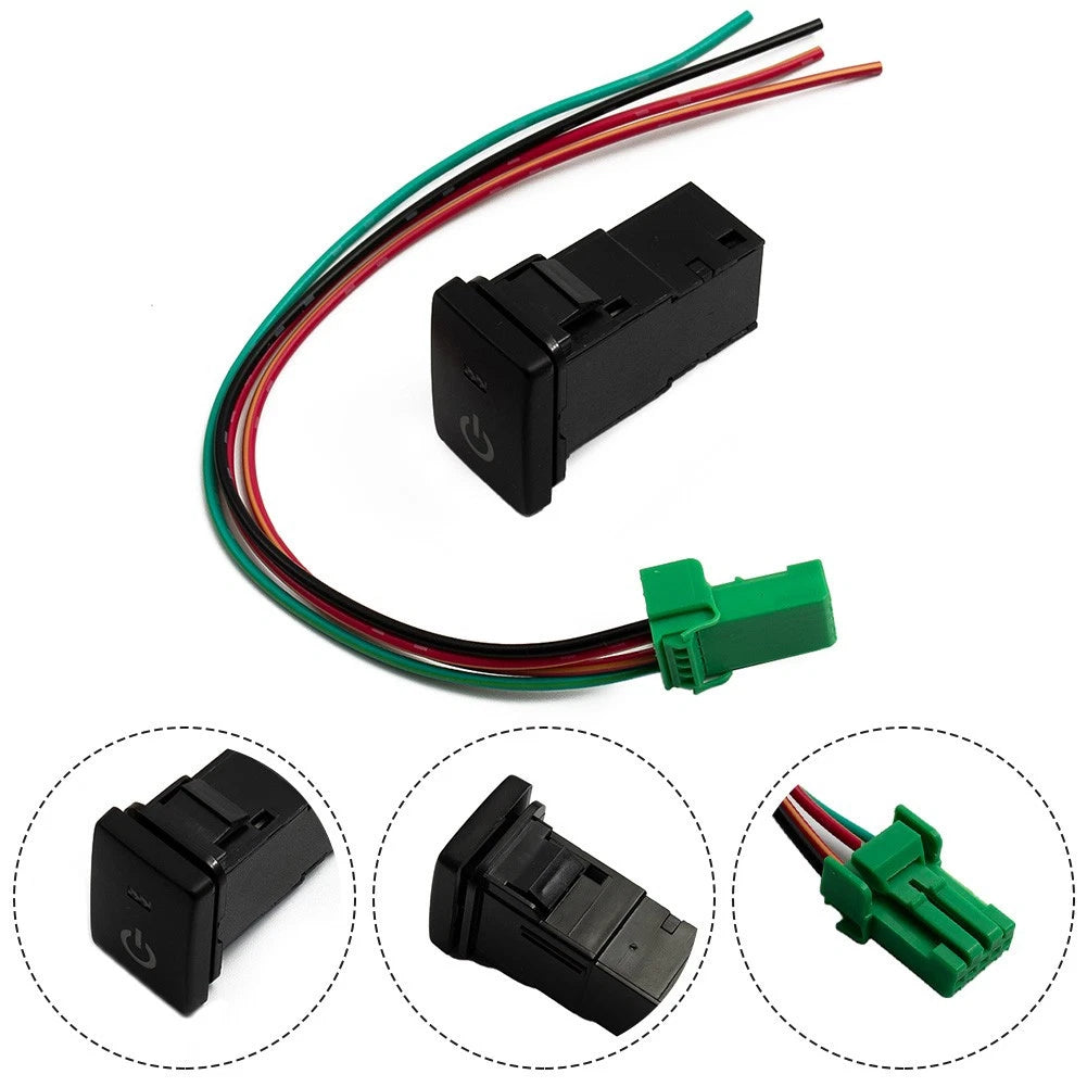 Blue LED Power Light Switch for Car (DC 12V)