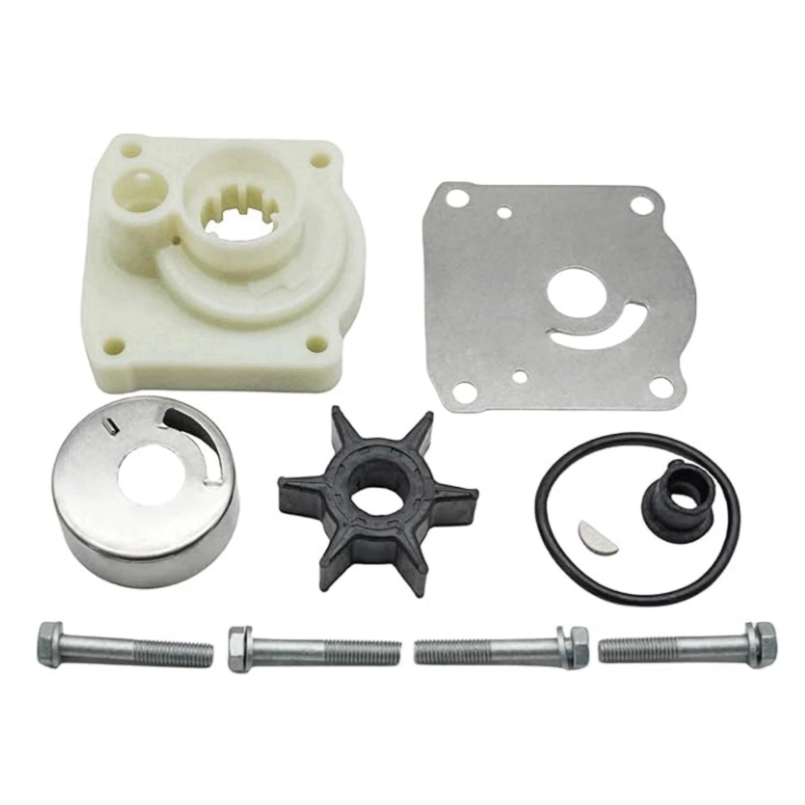 Water Pump Impeller Repair Kit for Yamaha 25hp Outboards (61N-W0078-11-00)