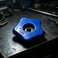 Replacement Handwheel Handle for Argon Oxygen Cylinder Valves 8mm Blue Metal