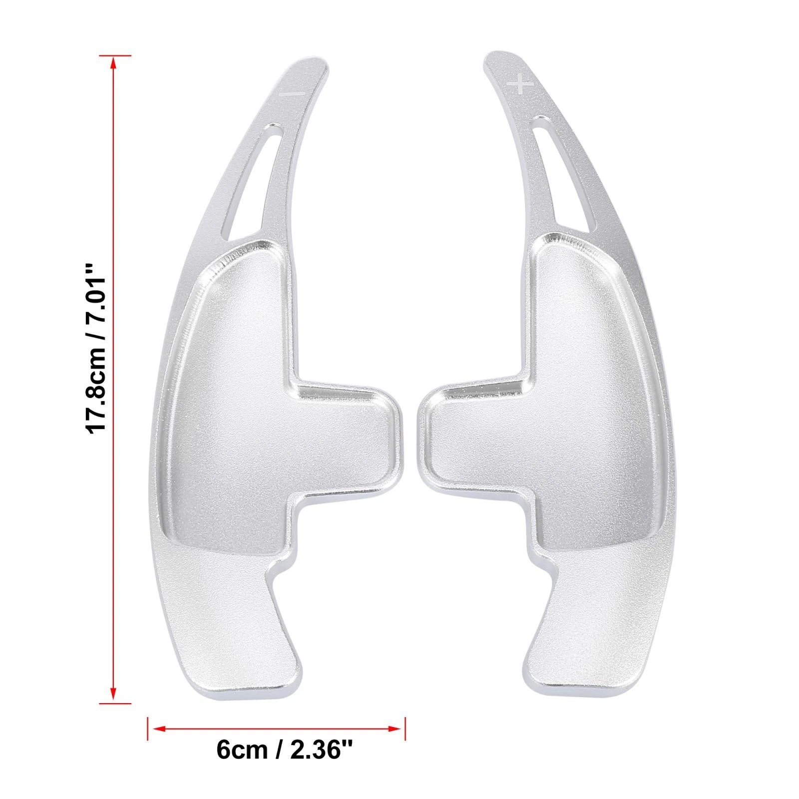 Steering Wheel Shift Paddle Silver Tone for Mercedes Benz AMG A45 (2014)