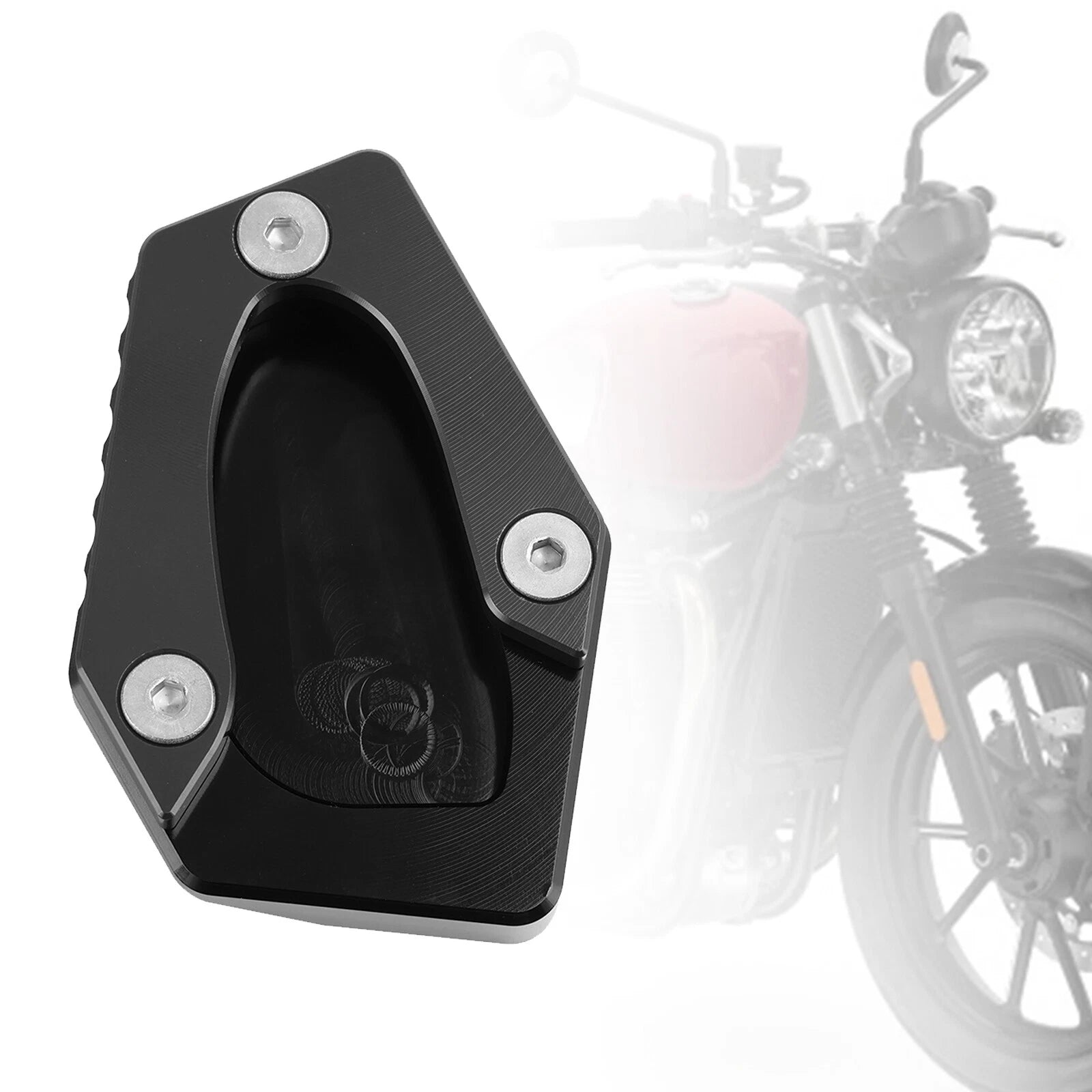 Kickstand Enlarged Plate Pad for Triumph Speed Twin 900 (2022–2023) & Street Cup 900 (2017–2018)