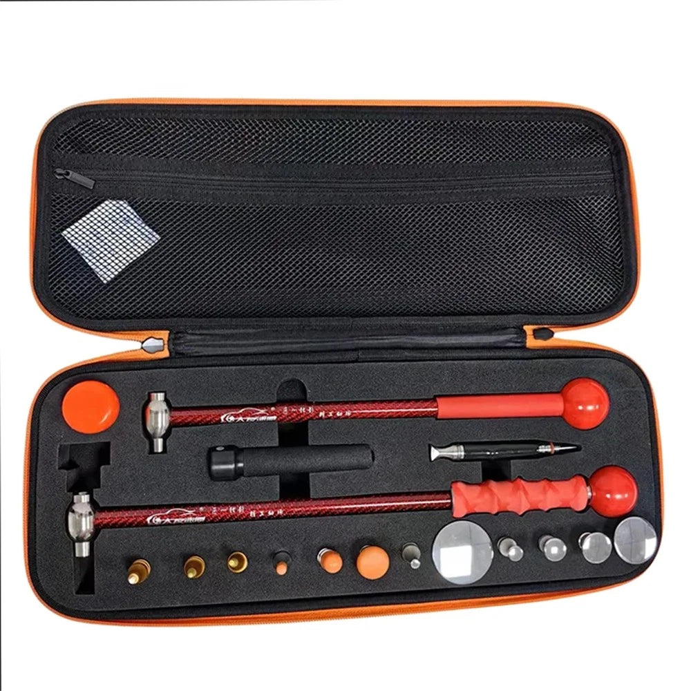 Carbon Fiber Blending Hammers Paintless Dent Repair Removal Knockdown Tools Set