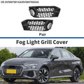 Pair Front Left Right Fog Light Grill Replacement for Audi A3 (2017–2020)