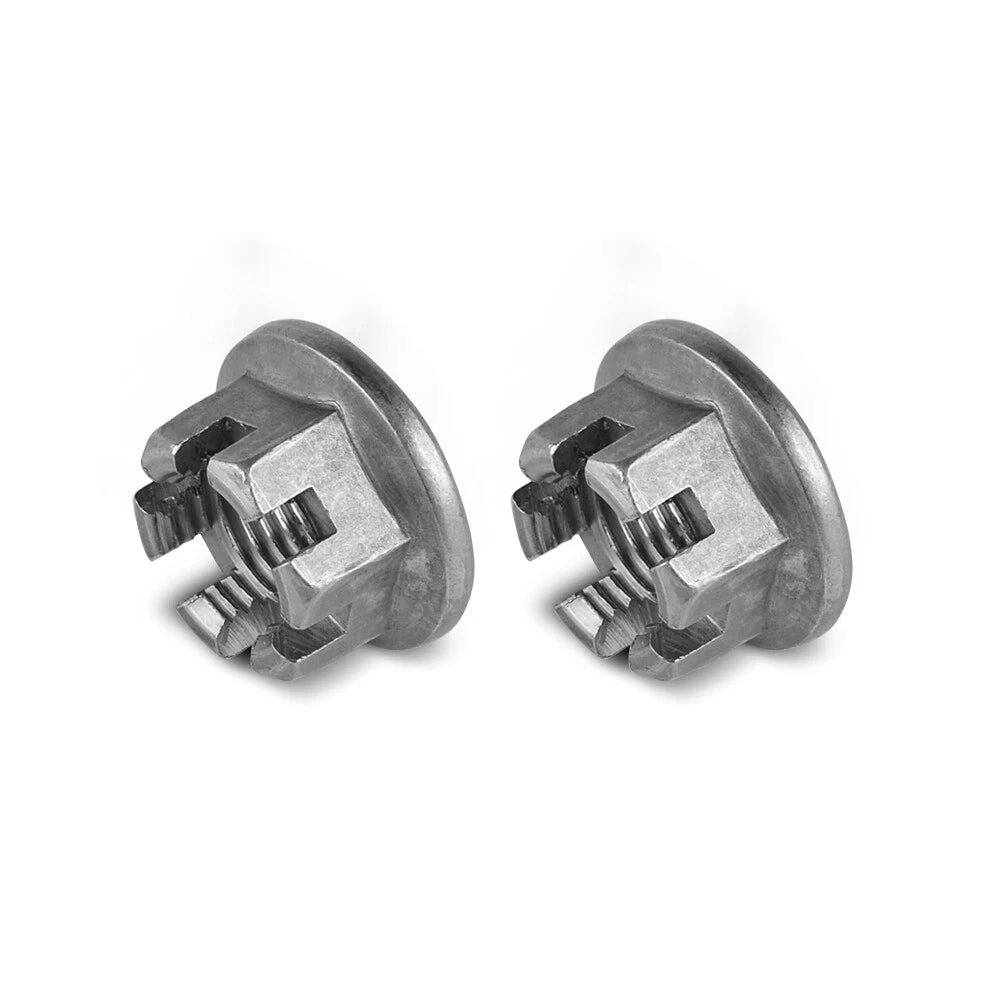 2PCS Front Axle Wheel Castle Nut for Yamaha Banshee Warrior Blaster (200–200)