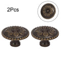 2X Retro Kitchen Cabinet Drawer Knob Pull Handle for Furniture