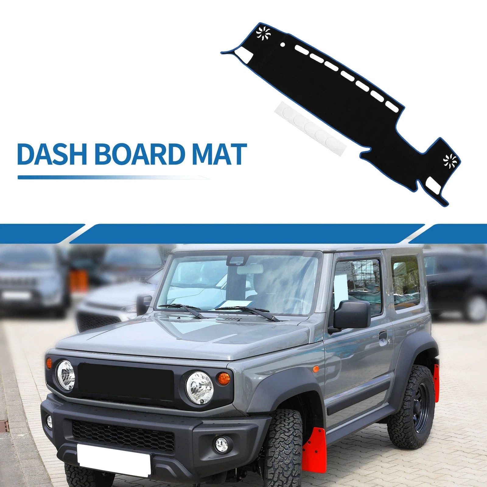 Dashboard Dash Cover Mat Replacement for Toyota Highlander 2021–2024 HUD Black