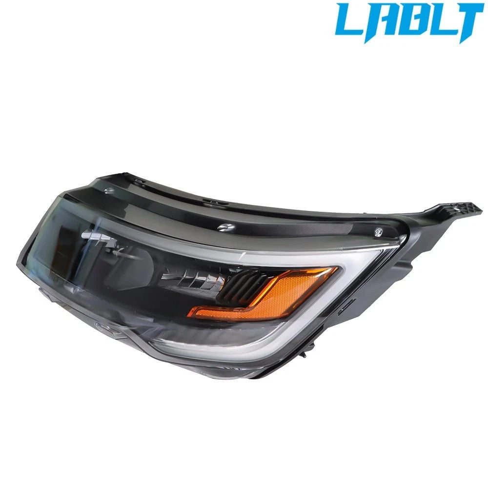 Driver Left Side Headlight Assembly for Ford Explorer (2016–2019) - Black Housing