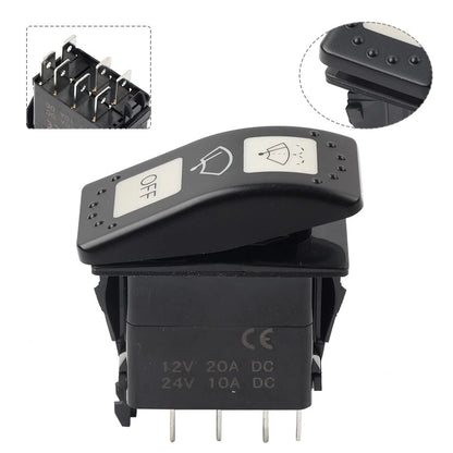 Windshield Wiper Control Switch 710004941 for Can-Am Defender Maverick X3
