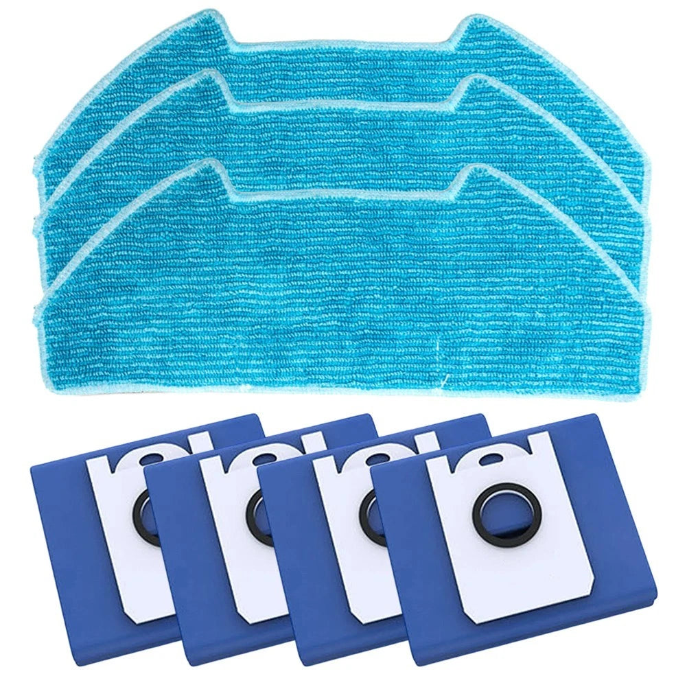 Mop Pads & Clog Free Dust Bags for BObsweep (Compatible)