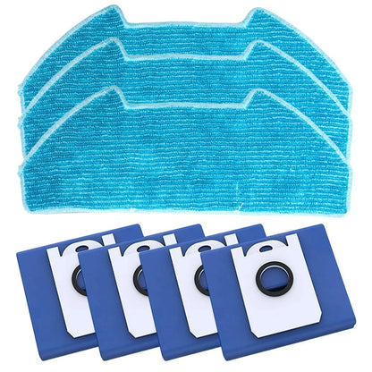 Mop Pads & Clog Free Dust Bags for BObsweep (Compatible)