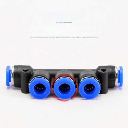 5 Way Push Fit Connector for Air Compressor (4mm)