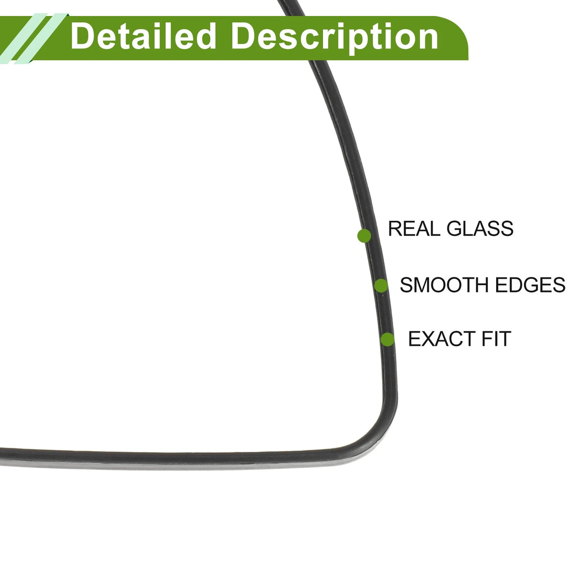 Right Mirror Glass for Kia Forte/Forte Koup (2010–2013) No. 876211M000